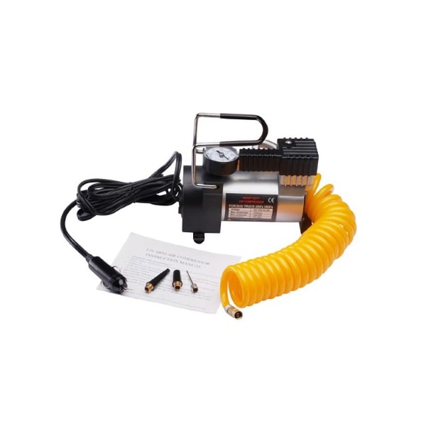 Leisure Sports 2145 Heavy Duty 12 Volt Electric Tire Air Pump with Gauge for Bike or Auto 150418IDJ - main